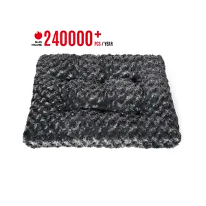 Bestseller 240.000 Einheiten verkauft ein Jahr Haustier-Kartusche-Matratze Bett waschbar plüsch weich beruhigend flauschig Hundekartusche-Matte - Product Image 1
