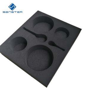 Tùy Chỉnh Mật Độ Cao Đen <span class=keywords><strong>Sponge</strong></span> Foam <span class=keywords><strong>Sheet</strong></span> Tray Cho Ống Thử Nghiệm Chèn Với Lỗ - Product Image 3