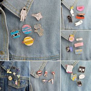 Insignia de Metal personalizada, regalo de Navidad elegante, alfileres esmaltados, broches de dibujos animados, insignia, Pin de solapa, Vaqueros, PIN esmaltado personalizado - Product Image 4