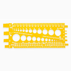 Strumento di misurazione del righello in plastica industriale con vite metrica imperiale personalizzabile Odm dimensioni in alluminio strumento di misurazione del bullone del dado - Product Image 6