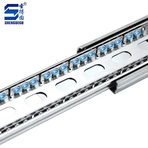 Aceitar personalização 45mm hot vender extensão cozinha gabinete mobiliário hardware elástico ajuste slide rail