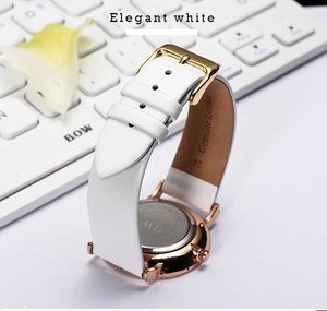 Lionorm Bracelet de montre à quartz en cuir véritable de luxe noir marron <span class=keywords><strong>bleu</strong></span> 12mm14mm 16mm 18mm 20mm 22mm tailles disponibles - Product Image 5