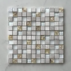 Azulejos de mosaico de mármol para baño, respetuoso con el medio ambiente, precio al por mayor