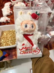 Poupées Labubus Figurine en peluche de haute qualité Porte-clés Pendentif Échelle 1/12 Unisexe Boîte mystère à l'aveugle - Product Image 6
