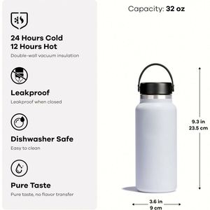 Bouteille isotherme personnalisée en acier inoxydable avec logo imprimé, gourde de sport pour l'extérieur avec logo personnalisé - Product Image 5