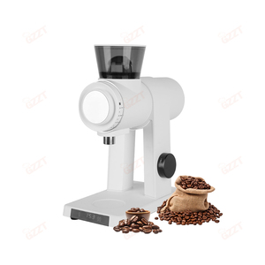 Ajuste de finura de 14 niveles Cuantitativo Eléctrico 60MM Rebabas planas Molinillo de granos de café Espresso Fresadora de café 110V 220V - Product Image 1
