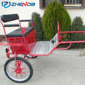 Carrito de caballo de poni de 2 ruedas, carrito de caballo clásico de Shanghai - Product Image 1
