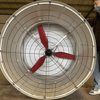 Ventilateur électrique FRP avec moteur entièrement en cuivre, faible bruit, pour cuisines commerciales, usines de transformation alimentaire, élimination des odeurs, OEM