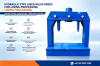 Presse hydraulique pour le montage de garnitures de soupapes en PTFE