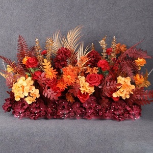 Nouvelle Arrivée Violet Soie Fleurs Artificielles Hortensia Delphinium Église Arrangement De Fleurs De Mariage - Product Image 4