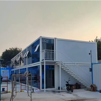 Maison préfabriquée de luxe prête à l'emploi avec 3 chambres à coucher Maisons modulaires préfabriquées Maison en conteneur à 2 étages Petites maisons