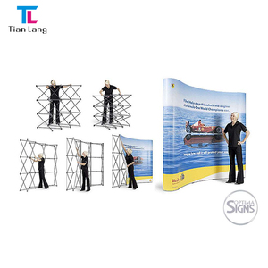 Tubo de cabina de fotos de impresión personalizada de 10x8 pies soporte de fondo de pared recta funda de almohada lavable soporte de cabina de fotos de tela de tensión - Product Image 2