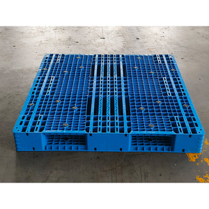 Venta directa Fabricante Almacén de logística Heavy Duty 1200*1200 Paleta de plástico ecológica duradera de doble cara para almacenamiento - Product Image 4