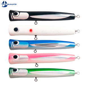 <span class=keywords><strong>Leurre</strong></span> en bois fait à la main Topwater GT appât Woodend Popper pour la pêche à la traîne en eau salée attire le sandre brochet dorade appât de pêche au gros gibier - Product Image 1