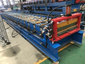 Chine Usine Métal <span class=keywords><strong>Acier</strong></span> Fabrication Personnalisable Haute Qualité Trapézoïdal Chemin de Câbles Rouleau Formant Making Machine - Product Image 2