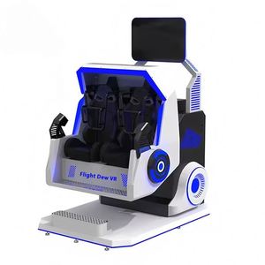 เครื่องจำลองการบิน VR360 ขนาดใหญ่ 9D รุ่น Peng E3C พร้อมอุปกรณ์หมุน Phantom Game สำหรับห้างสรรพสินค้า สวนสนุก พิพิธภัณฑ์โลหะขนาดใหญ่ - Product Image 2