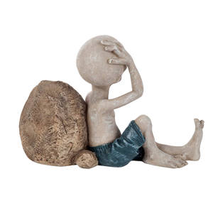 Shunxu resina <span class=keywords><strong>alien</strong></span>ígena estatuilla espacio creativo escultura extraterrestre estatua decorativa ornamento fábrica al por mayor - Product Image 6