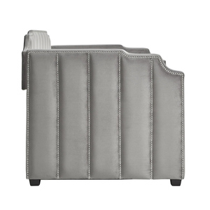 Meubles de chambre à coucher pour filles, <span class=keywords><strong>lit</strong></span> de jour avec <span class=keywords><strong>lit</strong></span> <span class=keywords><strong>gigogne</strong></span>, ensemble de chambre à coucher <span class=keywords><strong>bleu</strong></span>, meubles de chambre Queen Size - Product Image 5