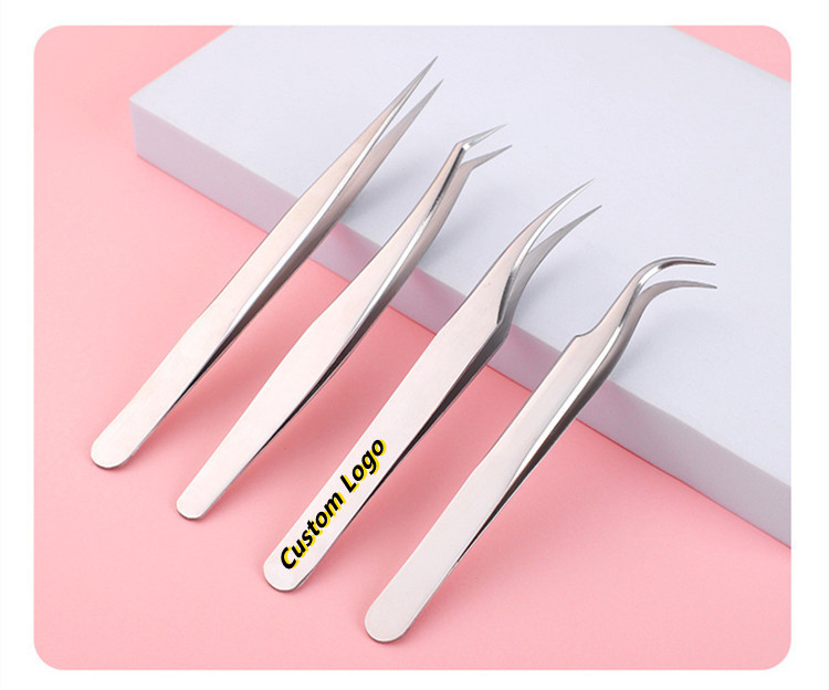 Custom Logo High Quality Tweezers Volume