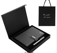 Articles de cadeau d'affaires de logo personnalisé ensemble de stylos bouteille sous vide pour carnet A5 avec boîte cadeau pour le marketing promotionnel bureau d'entreprise