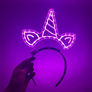 Fascia per Capelli Luminosa Personalizzata a Batteria per Halloween e Capodanno Cinese, Tema Zucca e Fantasma - Product Image 4