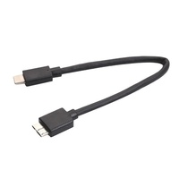 Câble adaptateur LB Type-C vers Micro-B pour boîtier de disque dur externe, câble de données USB3.1 avec fil de cuivre