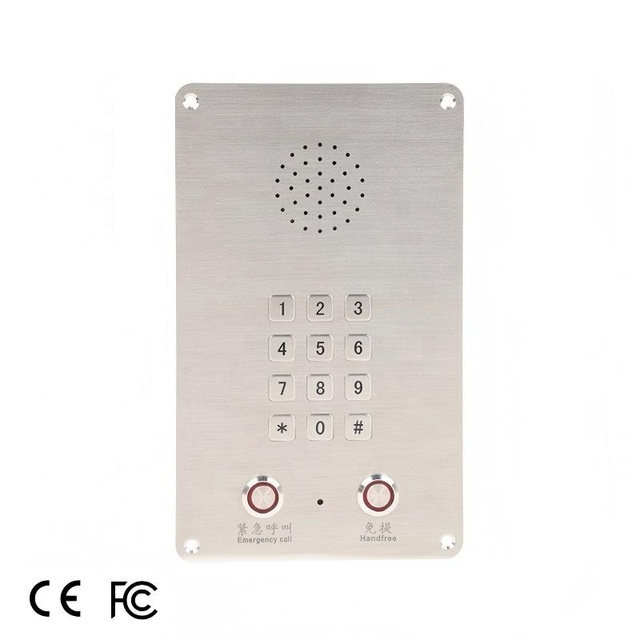 Washable Stainless Recessed Voice Station for Medical Industry Production Workshop Supplier CE FCC Cleanroom Intercom