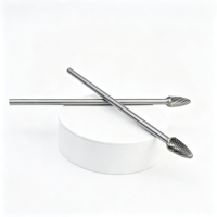 Fraise rotative en carbure à tige extra longue de 3 mm et 6 mm pour le meulage et le polissage de trous profonds – Approvisionnement direct usine