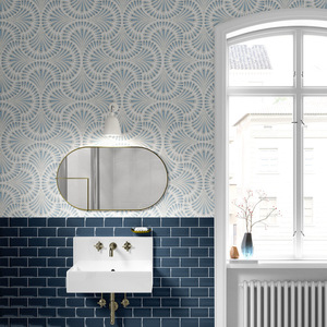<span class=keywords><strong>Papier</strong></span> <span class=keywords><strong>peint</strong></span> autocollant <span class=keywords><strong>Paisley</strong></span> bleu-vert, amovible et imperméable pour la décoration de la pièce - Product Image 6