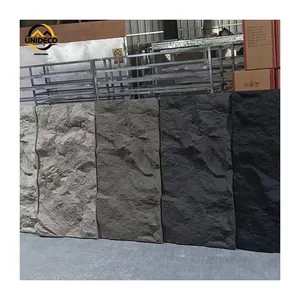 Paneles de ladrillo de poliuretano de alta densidad a prueba de humedad de la mejor calidad para decoración de pared Pu piedra de setas de pizarra