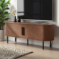 Meuble TV LED moderne de luxe avec support blanc, mobilier moderne de luxe pour salon, supports TV avec lumières LED
