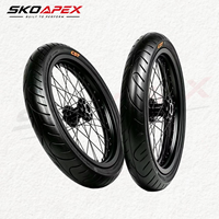 Jeu de roues Supermoto Surron Light Bee X LBX Talaria MX4 17'' avec moyeu CNC CST 70/90 90/80-17 - Pièces de performance pour vélos électriques