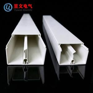 Goulotte de câblage en PVC multi-tailles avec séparateur de compartiments, canalisation de câbles en PVC pour armoire <span class=keywords><strong>électrique</strong></span> industrielle - Product Image 3
