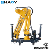 HAOY Tricycle mini-camion de 1,8 tonne, télécommandé en métal, avec plateforme manipulateur et grue de levage automatique