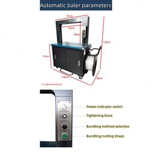 เครื่องรัดกล่องพลาสติก PP เทปไนลอน เชือกผูกรวบผัก กระดาษแข็ง ช่อดอกไม้ บรรจุภัณฑ์แบบเร็ว - Product Image 3
