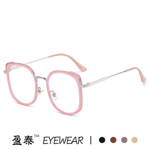 Square Black Rimmed Non Prescriptive Glasses With Blue Light Protection For Unisex Optical Eyewear - Product Image 3