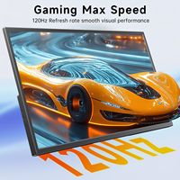 Monitor Portátil con Pantalla Táctil IPS de 23.8 Pulgadas, 1080P, 120Hz, FHD, 100% SRGB, USB-C, Pantalla Externa, Altavoz, Soporte, Montaje VESA, para Juegos