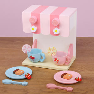 <span class=keywords><strong>Cafetera</strong></span> de setas de madera para niños, accesorios de juego de rol de cocina, <span class=keywords><strong>juguete</strong></span> interactivo educativo para padres e hijos DIY - Product Image 1