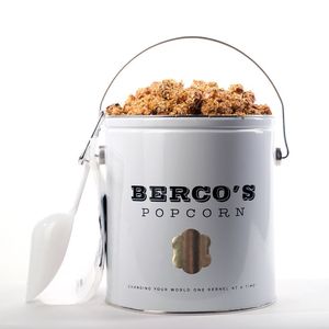 Personalizado 1 galón 2 galones 3 galones mango redondo hojalata de hierro Metal regalo almacenamiento cubo <span class=keywords><strong>palomitas</strong></span> latas para <span class=keywords><strong>palomitas</strong></span> de maíz - Product Image 1