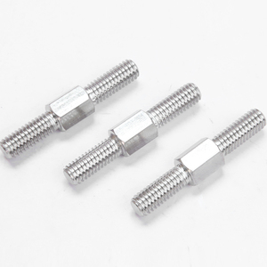 Vis à double extrémité hexagonale en acier inoxydable 304 de haute qualité, boulons hexagonaux à double filetage M3-M14 - Product Image 4