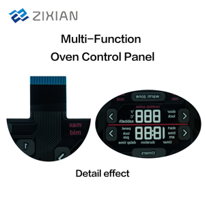 لوحة تحكم متعددة الوظائف مخصصة للأفران، لوحة مفاتيح غشائية مرنة، مفتاح لمس سعوي مقاوم للماء ومقاوم للخدش - Product Image 4