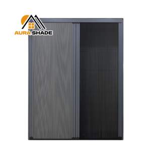 Écran rétractable <span class=keywords><strong>de</strong></span> haute qualité avec soleil en nid d'abeille coulissant intégré pour sans rail avec stores à chaîne et volets - Product Image 4