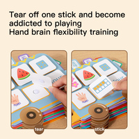 Montessori Baby Quiet Book Early Education Preschool Enlightenment Busy Book Pastel Paper Child Puzzles Educational Toys Shine