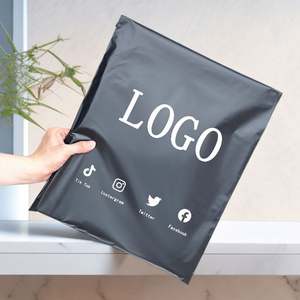 Bolsas de Correo Personalizadas con Logotipo, Bolsa de Envío Color Crema para Ropa, Embalaje de Ropa, Bolsas de Plástico Impresas - Product Image 3