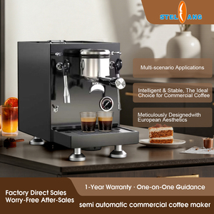 เครื่องชงกาแฟเอสเพรสโซ่เชิงพาณิชย์ ST-02 3100W ระดับมืออาชีพ พร้อมระบบควบคุมอุณหภูมิแบบ Triple Thermoblock ปั๊มคู่ ความจุ 2 ลิตร และระบบเติมน้ำอัตโนมัติ - Product Image 3