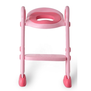 BABYHOOD 2019 Baby <strong>Toddler</strong> Plastic Potty Chair Training <strong>Toilet</strong> Trainer Ladder <strong>Seat</strong> with Handle Zhejiang Manufacture - Product Image 1