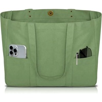 Sacs fourre-tout en toile vierges promotionnels à grande capacité, sac à bandoulière, logo imprimé avec des poches, sac pour ordinateur portable