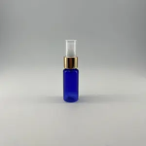 Wholesale 70 Ml Blue PET Cosmetic Container Plastic Perfume Bottle With 20/410 24/410 Mist Sprayer Aluminum Mist Sprayer
