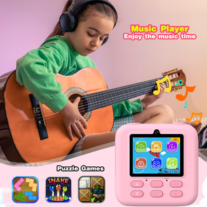 Cámara Instantánea para Niños, 1080P HD, Doble Lente, Selfie para Niñas y Niños, Regalos de Navidad y Cumpleaños, Pantalla Grande HD de 3.5 Pulgadas, Plástico - Product Image 3