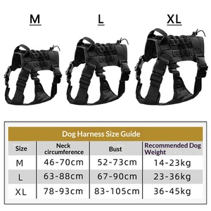 Cross-border Tactical Anti-explosion Pet <strong>Harness</strong> Medium Large Dogs Leash Vest Set Golden Retrievers <strong>Labradors</strong> Model PZ-125 - Product Image 3
